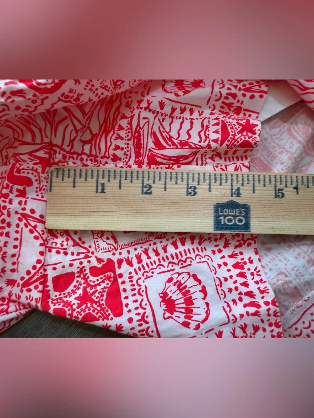 Lilly Pulitzer Gretchen Shorts Miner Red Seaside Harbour Size 6 Nautical 🐚🐚🐚